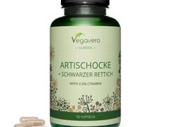 Vegavero Artichocke + Black Radish, 90 Capsule (Anghinare si Ridiche neagra)